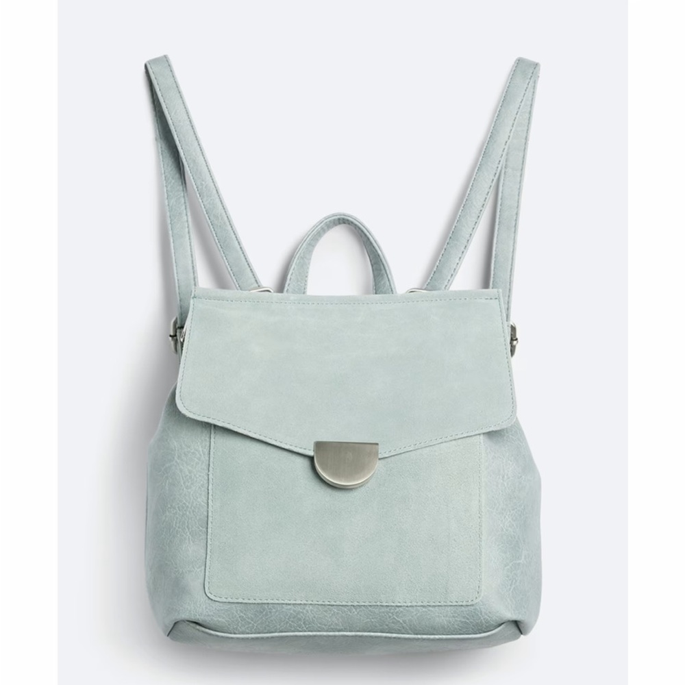 Heather Suede Convertible Backpack ✨